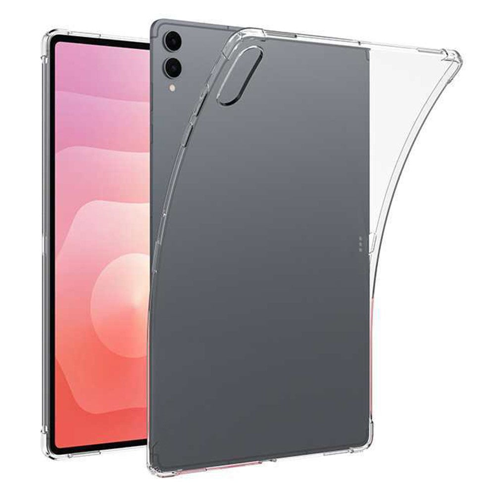 For Samsung Galaxy Tab S12 Ultra / S11 Ultra Case Four Corner Shockproof Clear Tablet TPU Cover