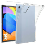 For Lenovo Tab K11 Gen 2 / Idea Tab / Xiaoxin Pad 11 2025 Case TPU Drop-Resistant Clear Tablet Cover + Tempered Glass Screen Film