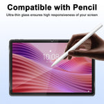 For Lenovo Tab K11 Gen 2 / Idea Tab / Xiaoxin Pad 11 2025 Case TPU Drop-Resistant Clear Tablet Cover + Tempered Glass Screen Film