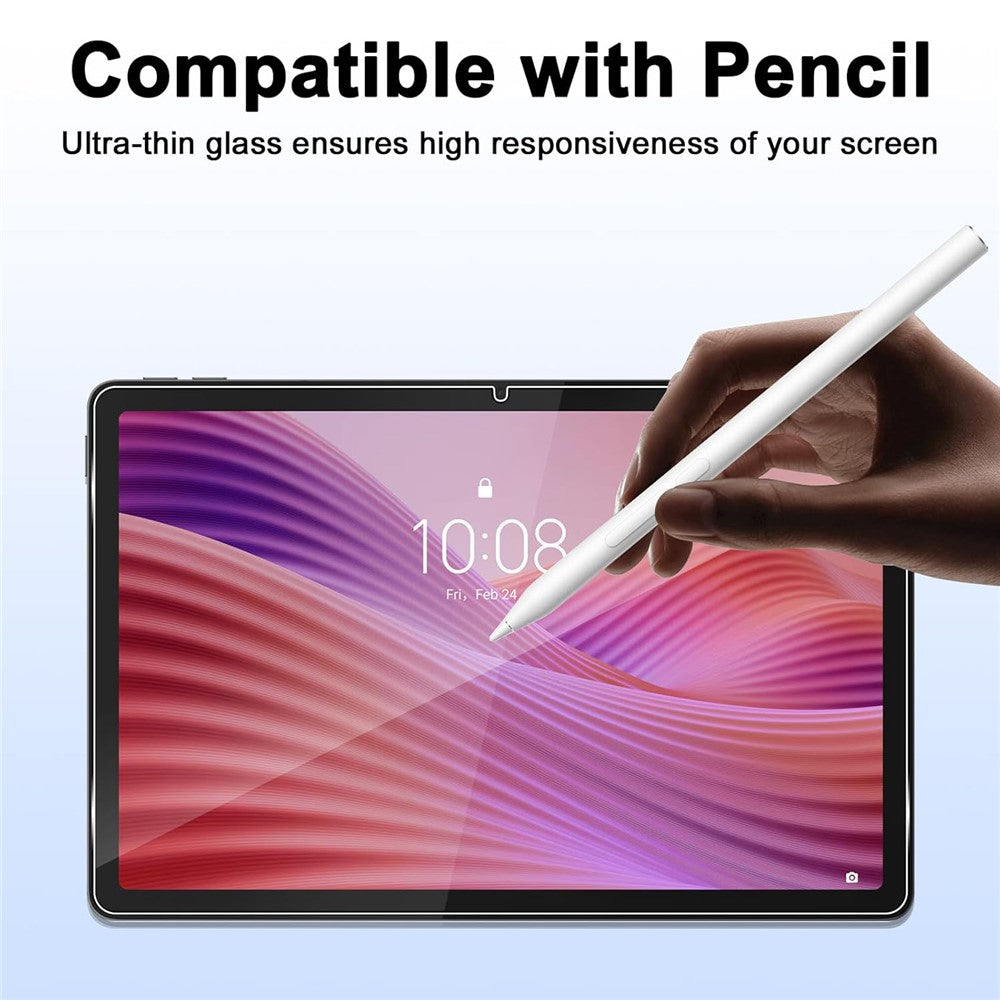For Lenovo Tab K11 Gen 2 / Idea Tab / Xiaoxin Pad 11 2025 Case TPU Drop-Resistant Clear Tablet Cover + Tempered Glass Screen Film