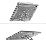 For Samsung Galaxy Tab S11 Clear Case Kickstand Shockproof TPU + PC Tablet Cover with Pen Slot