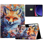 Leather Case for Samsung Galaxy Tab S10 Lite / S10 FE / S9 FE / S9 Pattern Painting Card Slots Stand Tablet Cover with Auto Sleep / Wake