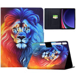 Leather Case for Samsung Galaxy Tab S10 Lite / S10 FE / S9 FE / S9 Pattern Painting Card Slots Stand Tablet Cover with Auto Sleep / Wake