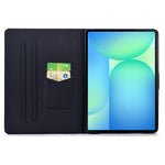 For Samsung Galaxy Tab S10 FE+ Case Colorful Pattern Painting Card Slots Stand Leather Tablet Cover with Auto Sleep  /  Wake