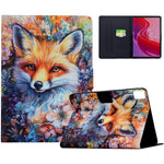 For Lenovo Tab M11  /  Xiaoxin Pad 11 2024 Case Colorful Pattern Painting Card Slots Stand Leather Tablet Cover with Auto Sleep  /  Wake