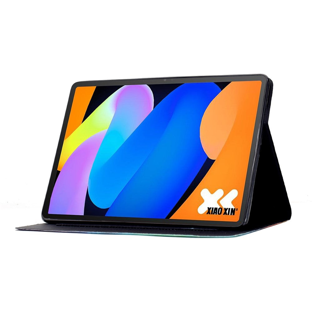 For Lenovo Tab K11 Gen 2 / Idea Tab / Xiaoxin Pad 11 2025 Case Colorful Pattern Painting Card Slots Stand Leather Tablet Cover with Auto Sleep / Wake