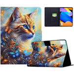 Lenovo Tab K11 Gen 2 / Idea Tab / Xiaoxin Pad 11 2025 fodral färgglatt mönster målat korthållare stativ läder surfplatta med automatisk viloläge/väckning