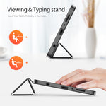 DUX DUCIS For Samsung Galaxy Tab A9 / Galaxy Tab A11 Case  Domo Series Tri-fold Stand PU Leather Tablet Cover
