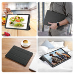 DUX DUCIS For Samsung Galaxy Tab A9 / Galaxy Tab A11 Case  Domo Series Tri-fold Stand PU Leather Tablet Cover
