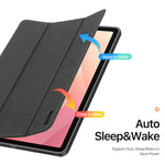 DUX DUCIS For Samsung Galaxy Tab S11 Case  Domo Series Tri-fold Stand PU Leather Tablet Cover