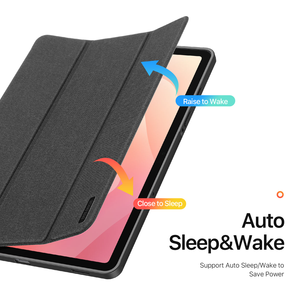 DUX DUCIS For Samsung Galaxy Tab S11 Case  Domo Series Tri-fold Stand PU Leather Tablet Cover