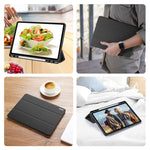 DUX DUCIS For Samsung Galaxy Tab S11 Case  Domo Series Tri-fold Stand PU Leather Tablet Cover