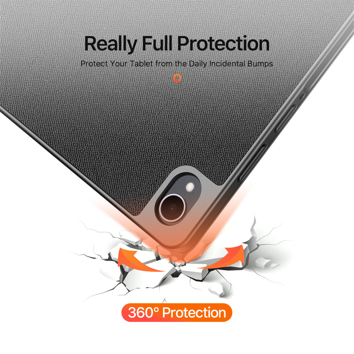 DUX DUCIS For Samsung Galaxy Tab S11 Case  Domo Series Tri-fold Stand PU Leather Tablet Cover