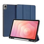 DUX DUCIS For Samsung Galaxy Tab S11 Case  Domo Series Tri-fold Stand PU Leather Tablet Cover