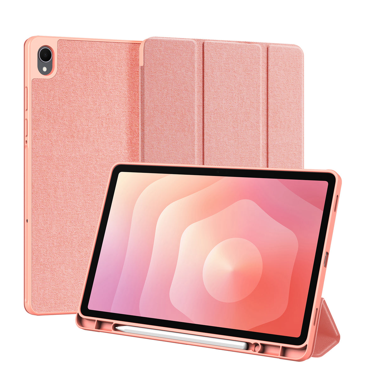 DUX DUCIS For Samsung Galaxy Tab S11 Case  Domo Series Tri-fold Stand PU Leather Tablet Cover