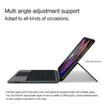 For Lenovo Xiaoxin Pad Pro GT Leather Case + Touchpad Bluetooth-Compatible Keyboard with Backlit