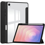 For Samsung Galaxy Tab S11 Case Clear Acrylic Leather Tablet Cover Support Auto Sleep   /   Wake