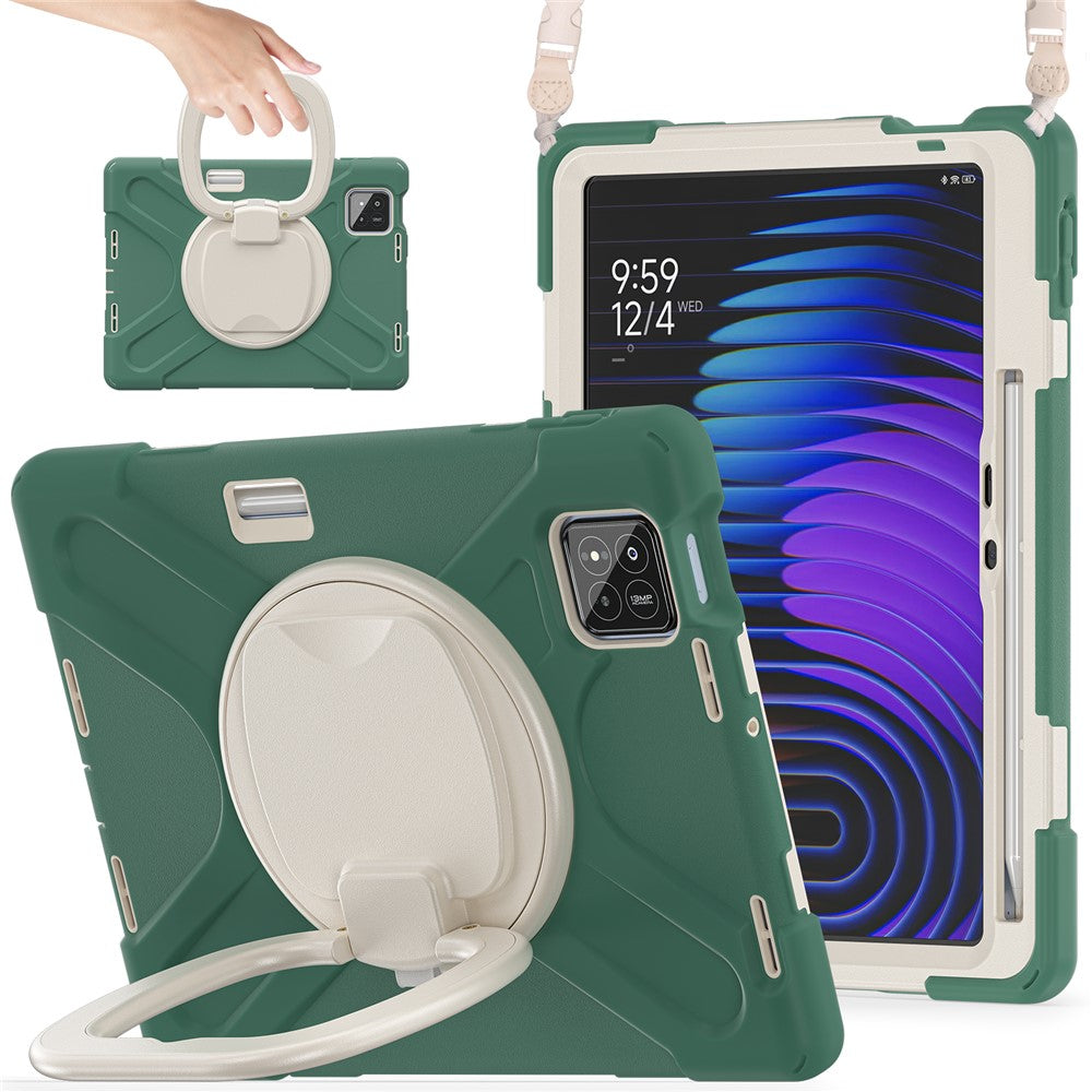 Kickstand Case with Shoulder Strap for Xiaomi Pad 8 Pro / Pad 8 / Pad 7 Pro / Pad 7 TPU + PC + Silicone Tablet Cover