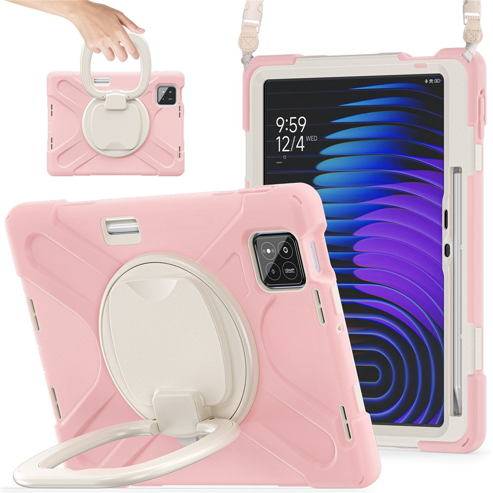 Kickstand Case with Shoulder Strap for Xiaomi Pad 8 Pro / Pad 8 / Pad 7 Pro / Pad 7 TPU + PC + Silicone Tablet Cover
