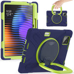 Tablet Case for Xiaomi Pad 8 Pro / Pad 8 / Pad 7 Pro / Pad 7 TPU + PC + Silicone Cover Swivel Kickstand Handle Grip