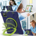 Tablet Case for Xiaomi Pad 8 Pro / Pad 8 / Pad 7 Pro / Pad 7 TPU + PC + Silicone Cover Swivel Kickstand Handle Grip