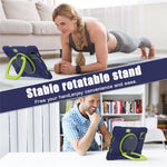 Tablet Case for Xiaomi Pad 8 Pro / Pad 8 / Pad 7 Pro / Pad 7 TPU + PC + Silicone Cover Swivel Kickstand Handle Grip