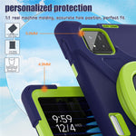 Tablet Case for Xiaomi Pad 8 Pro / Pad 8 / Pad 7 Pro / Pad 7 TPU + PC + Silicone Cover Swivel Kickstand Handle Grip