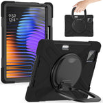 Tablet Case for Xiaomi Pad 8 Pro / Pad 8 / Pad 7 Pro / Pad 7 TPU + PC + Silicone Cover Swivel Kickstand Handle Grip
