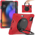 Tablet Case for Xiaomi Pad 8 Pro / Pad 8 / Pad 7 Pro / Pad 7 TPU + PC + Silicone Cover Swivel Kickstand Handle Grip