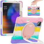Tablet Case for Xiaomi Pad 8 Pro / Pad 8 / Pad 7 Pro / Pad 7 TPU + PC + Silicone Cover Swivel Kickstand Handle Grip