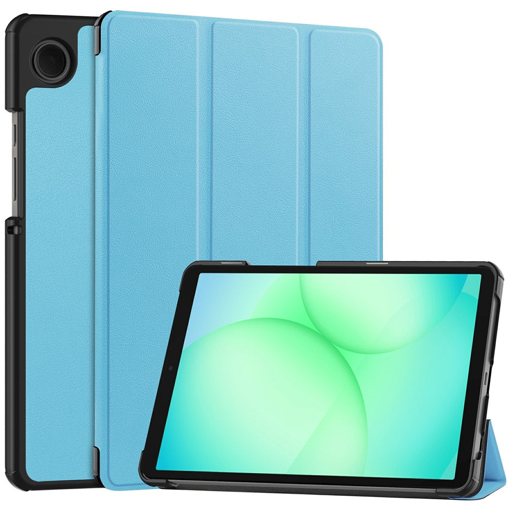 Til Samsung Galaxy Tab A11 / A9 Cover Anti-Drop Læder Stander Tablet Cover