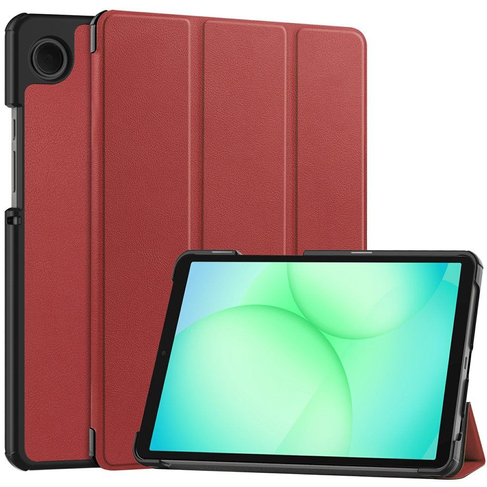 Til Samsung Galaxy Tab A11 / A9 Cover Anti-Drop Læder Stander Tablet Cover