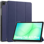 Til Samsung Galaxy Tab A11+ / A9+ Etui Anti-Drop Læderstander Tablet Cover