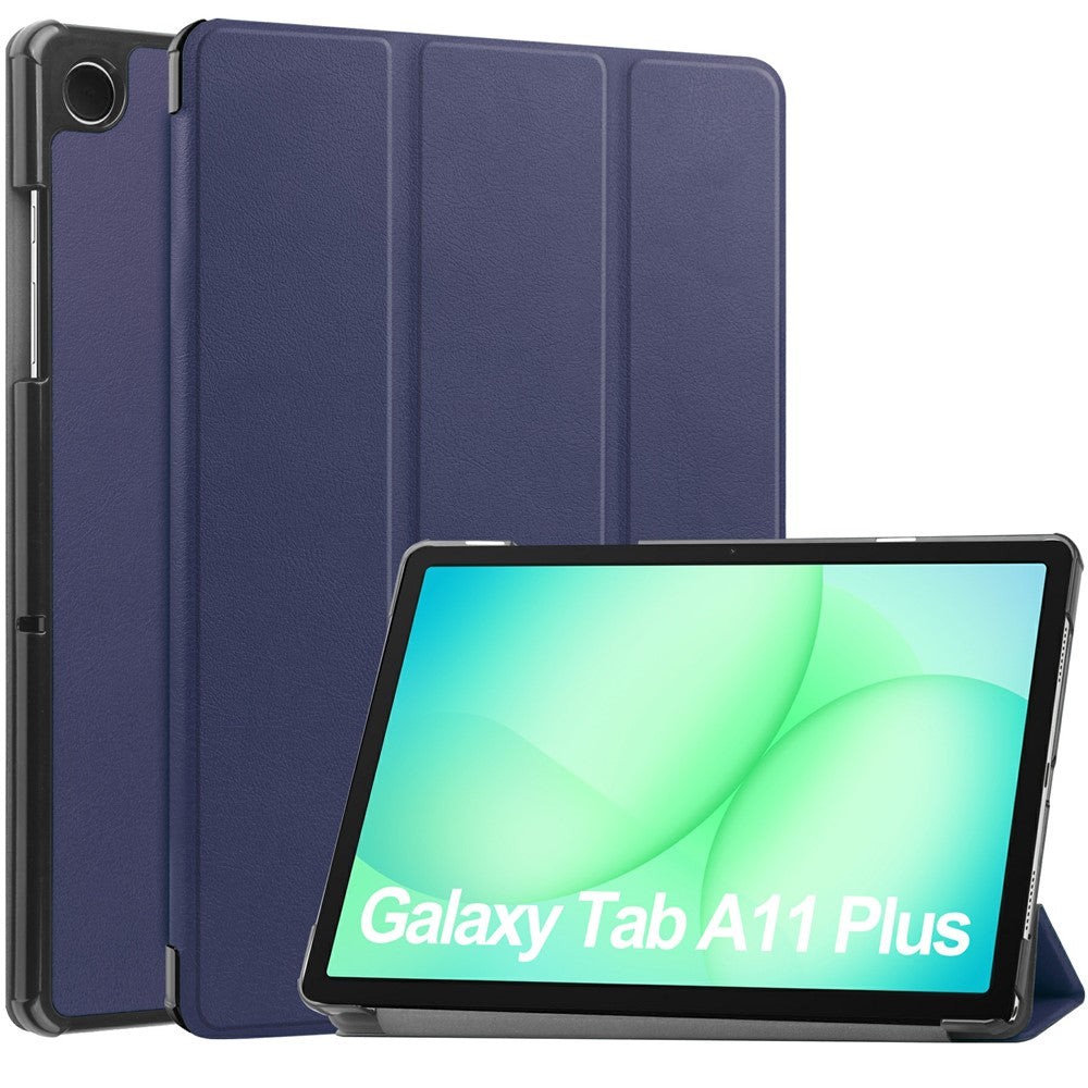 Til Samsung Galaxy Tab A11+ / A9+ Etui Anti-Drop Læderstander Tablet Cover