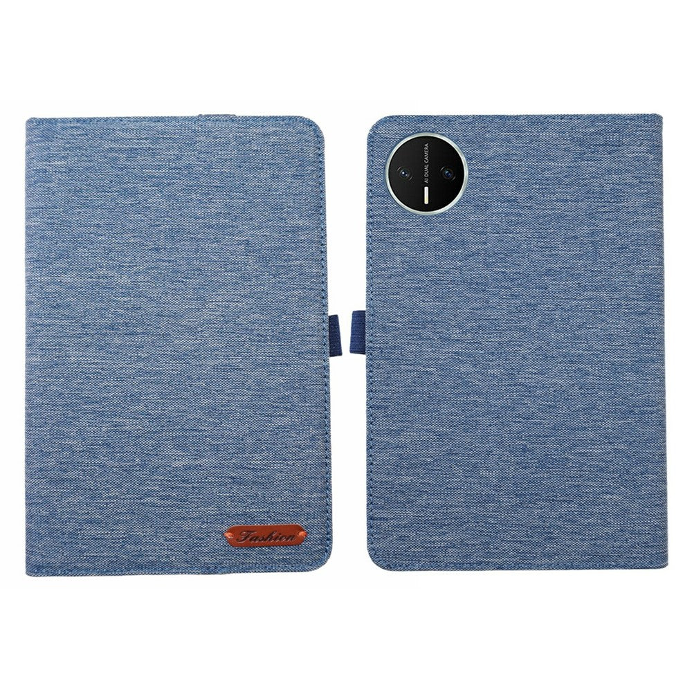 For Huawei MatePad Mini Case with Stand Card Holder Cloth Texture Leather Tablet Cover