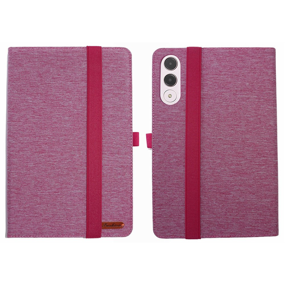 For Lenovo Yoga Tab 11.1 / Xiaoxin Pad Pro GT Case with Stand Card Holder Cloth Texture Leather Tablet Cover