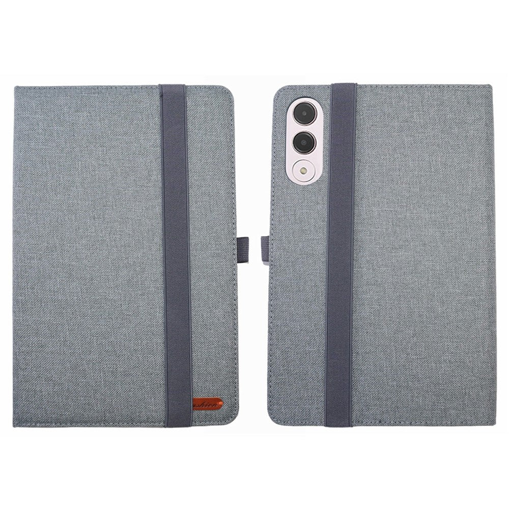 For Lenovo Yoga Tab 11.1 / Xiaoxin Pad Pro GT Case with Stand Card Holder Cloth Texture Leather Tablet Cover