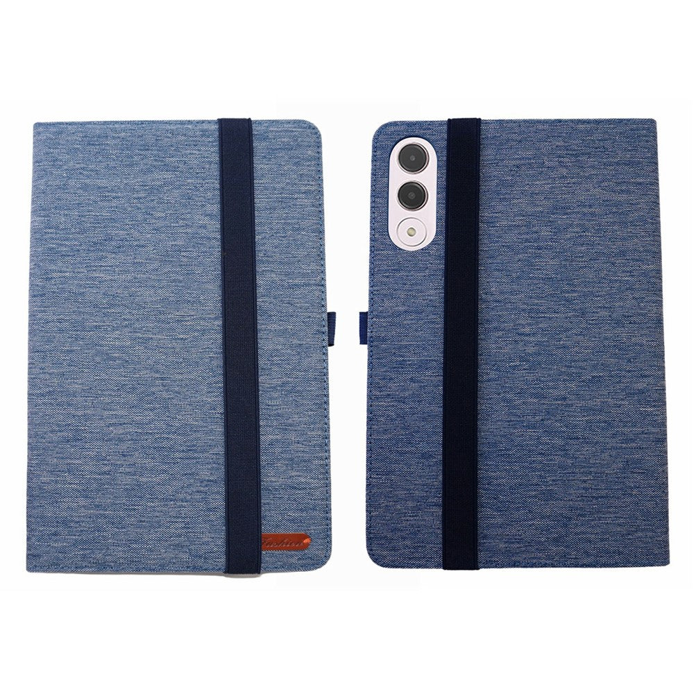 For Lenovo Yoga Tab 11.1 / Xiaoxin Pad Pro GT Case with Stand Card Holder Cloth Texture Leather Tablet Cover