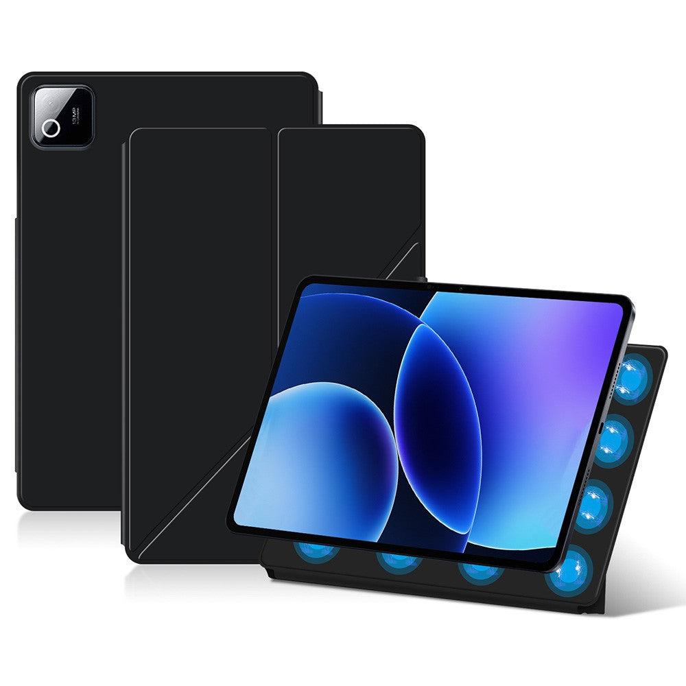 Xiaomi Pad 8 Pro / Pad 8 Läderfodral Origami Stativ Magnetiskt Surfplattafodral Automatisk Väckning / Sömn