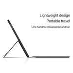 Til Samsung Galaxy Tab S11 Ultra læderetui + touchpad Bluetooth-kompatibelt tastatur (uden baggrundsbelysning)