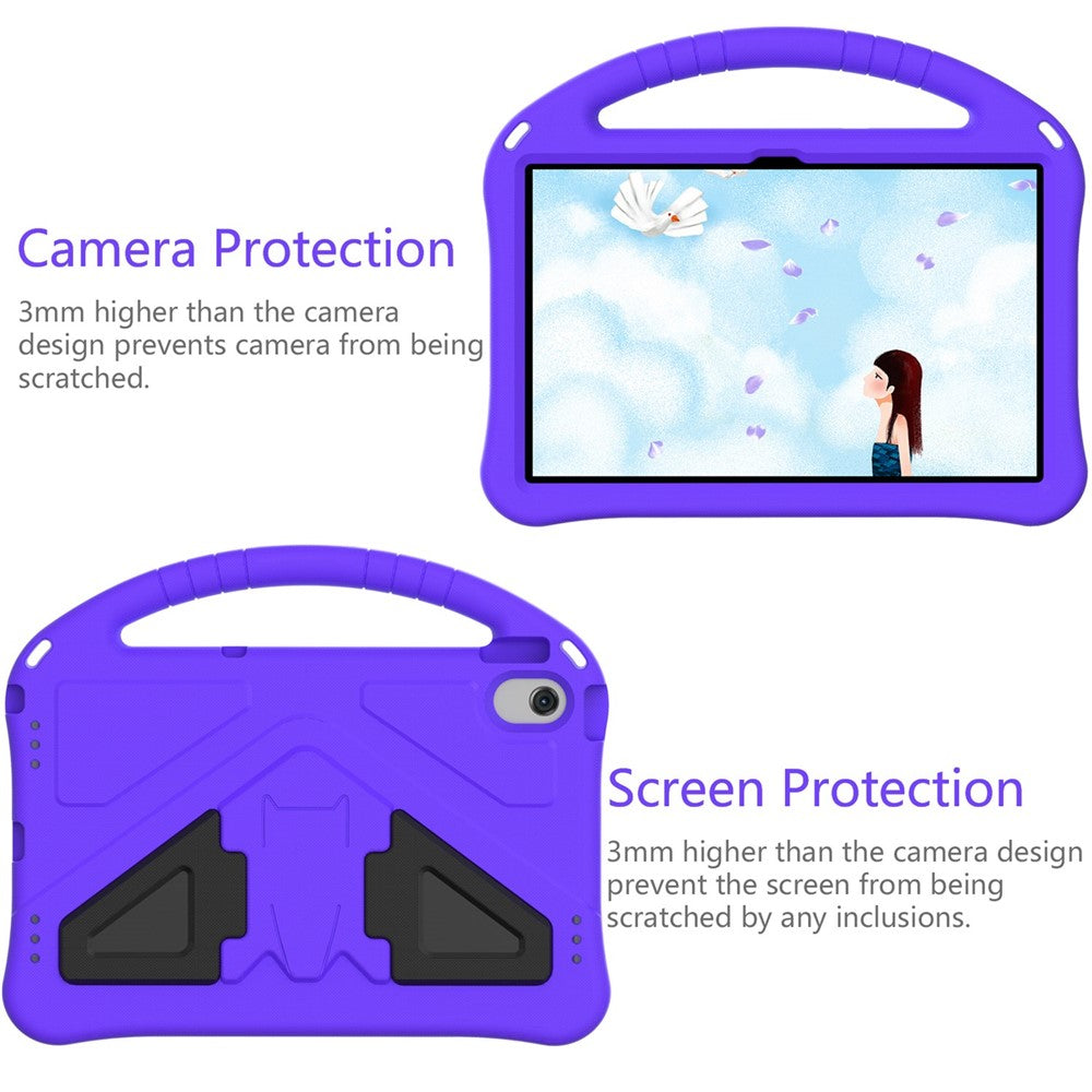 For Lenovo Tab M10 Plus (3rd Gen) / Xiaoxin Pad 2022 10.6 inch Case EVA Tablet Cover with Ergonomic Handle and Foldable Kickstand
