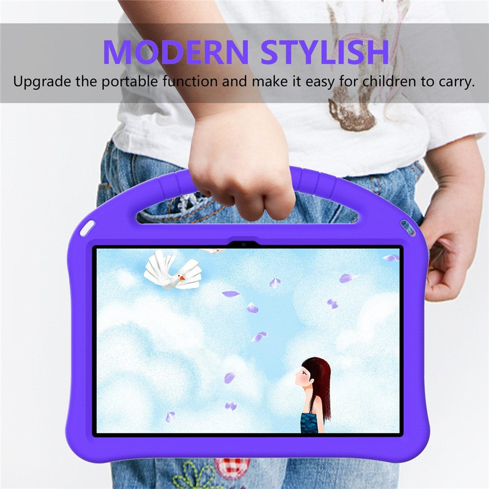 For Lenovo Tab M10 Plus (3rd Gen) / Xiaoxin Pad 2022 10.6 inch Case EVA Tablet Cover with Ergonomic Handle and Foldable Kickstand