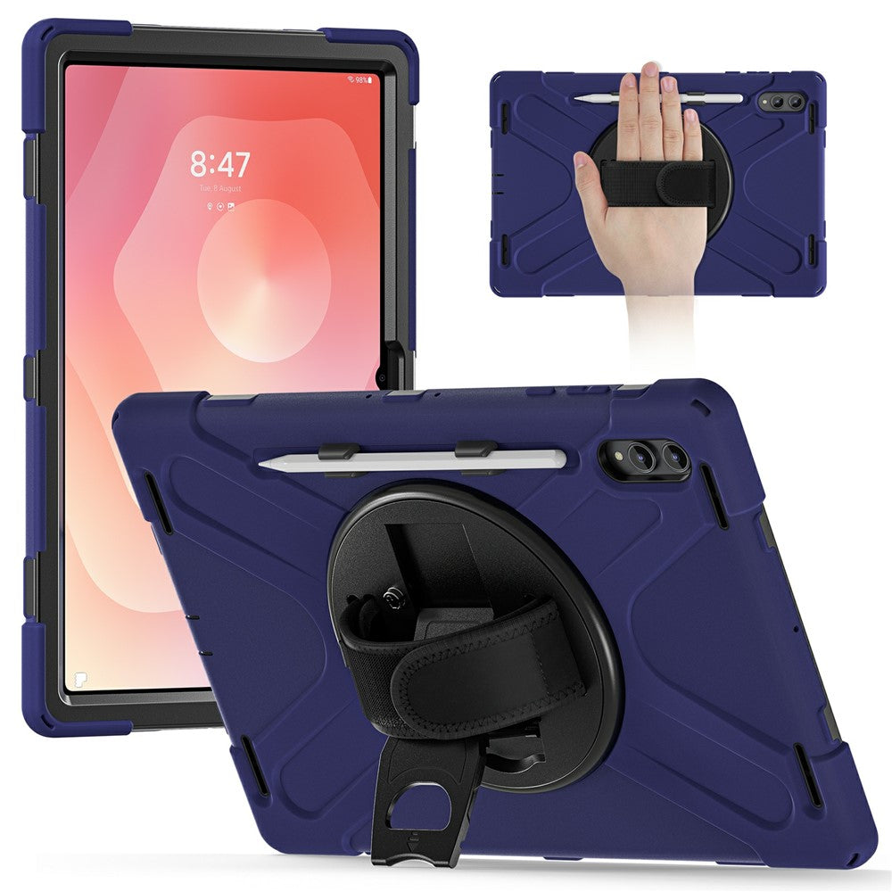 For Samsung Galaxy Tab S12 Ultra / S11 Ultra Case TPU + PC + Silicone Kickstand Anti Drop Tablet Cover