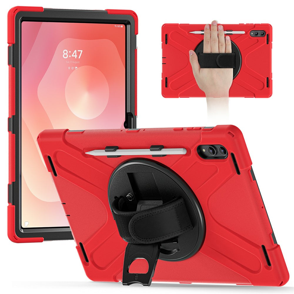 For Samsung Galaxy Tab S12 Ultra / S11 Ultra Case TPU + PC + Silicone Kickstand Anti Drop Tablet Cover