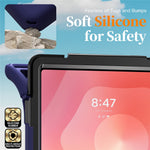 For Samsung Galaxy Tab S12 Ultra / S11 Ultra Kickstand Case TPU PC Silicone Tablet Cover with Shoulder Strap