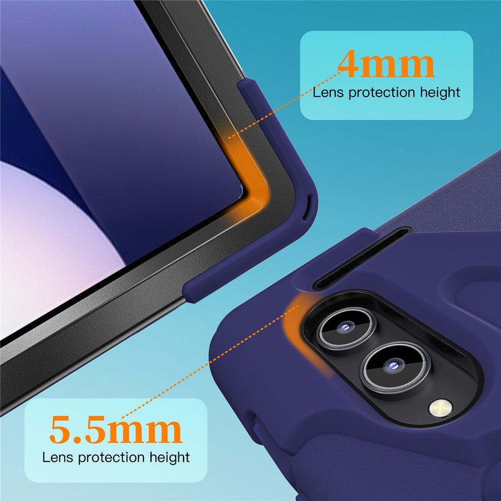 For Samsung Galaxy Tab S12 Ultra / S11 Ultra Kickstand Case TPU PC Silicone Tablet Cover with Shoulder Strap