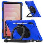 Til Samsung Galaxy Tab S12 Ultra / S11 Ultra cover med skulderrem TPU + PC + Silikone kickstand tablet cover