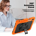 For Samsung Galaxy Tab S11 Case PC + Silicone Tablet Cover with PET Film and Shoulder Strap
