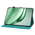For Huawei MatePad Mini Case Lily Flower Imprint Card Slots Leather Tablet Cover