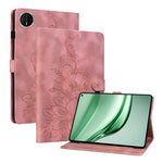 For Huawei MatePad Mini Case Lily Flower Imprint Card Slots Leather Tablet Cover